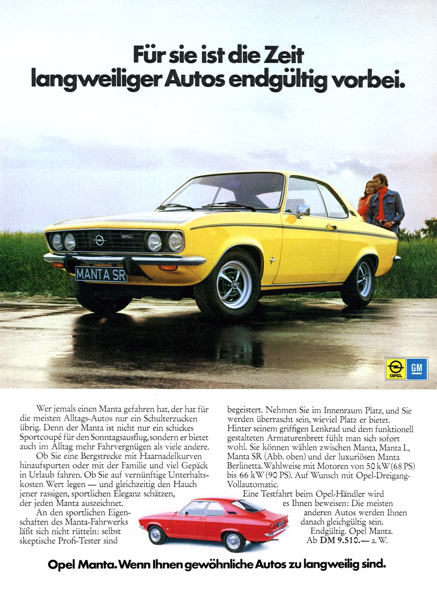Opel Manta - 50 lat