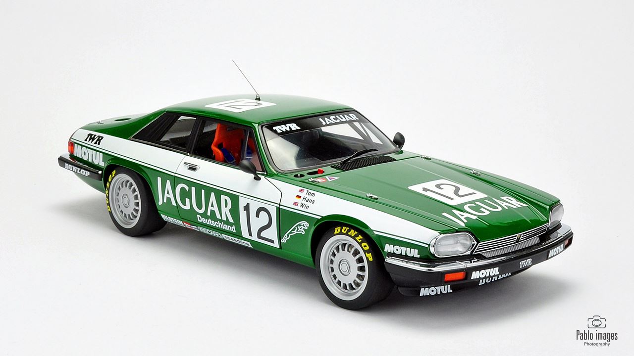 Zwycięski Jaguar XJ-S z wyścigu 24h Spa 1984, w skali 1:18