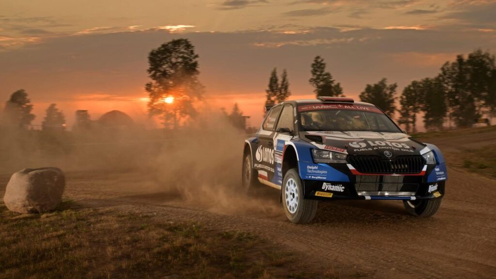 Rajd Estonii 2021. Kajetanowicz i Szczepaniak na drugim miejscu w WRC3