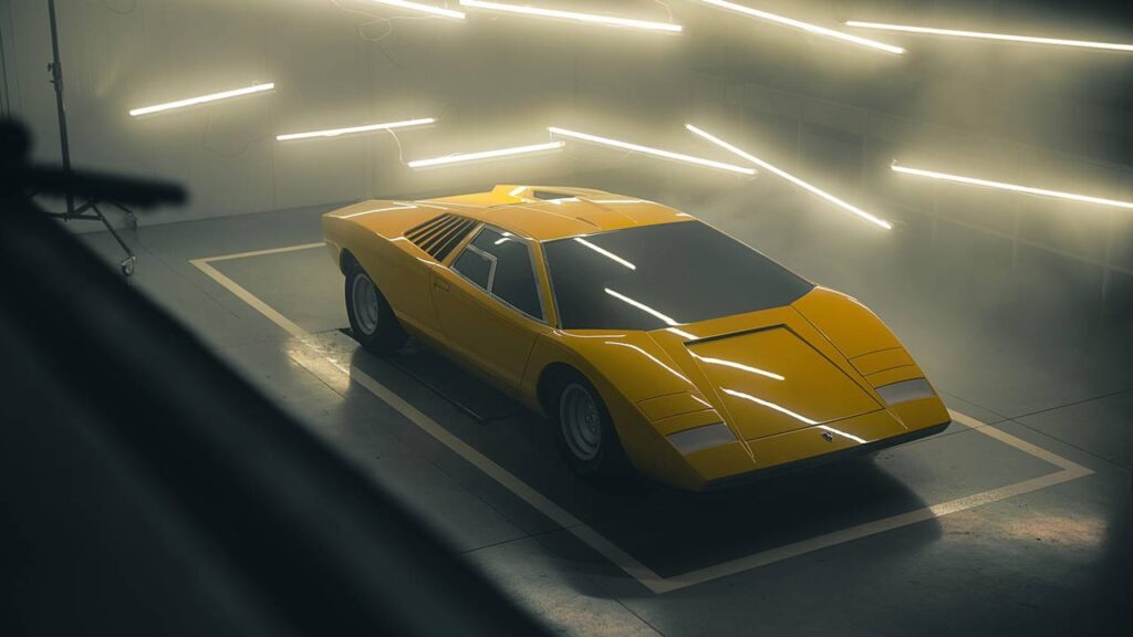 Lamborghini Countach LP 500 zbudowane na nowo