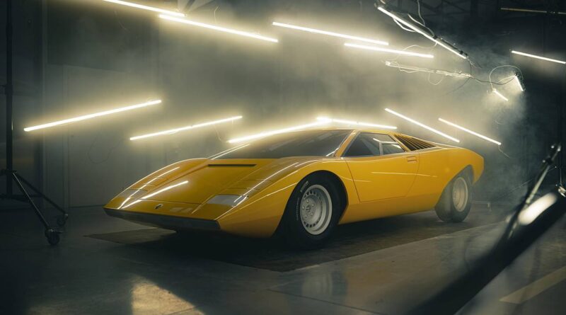 Lamborghini Countach LP 500 zbudowane na nowo