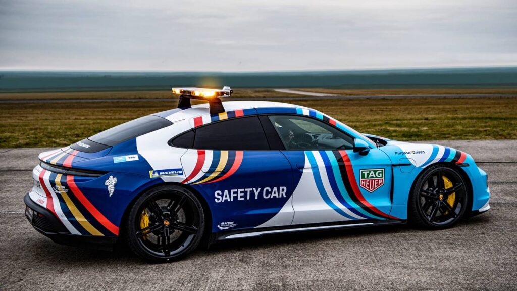 Porsche Taycan nowy safety car w Formule E Overdrive