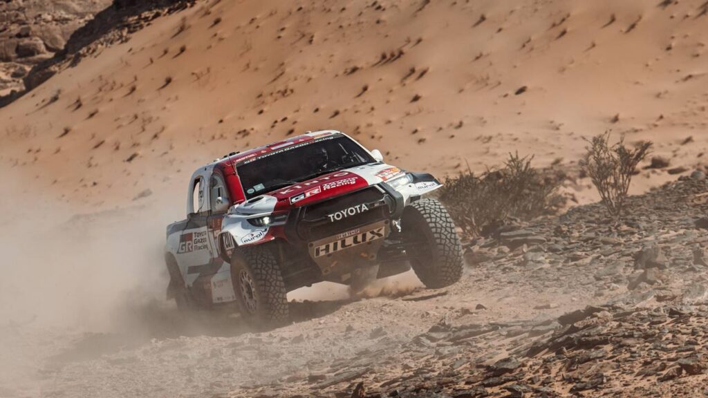 TOYOTA GR DKR Hilux T1+ załogi Al-Attiyah/Baumel wygrała Rajd Dakar 2022