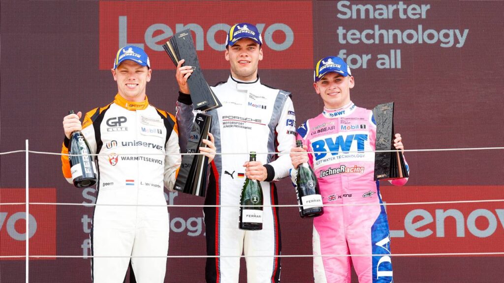Laurin Heinrich wygrywa rundę Porsche Supercup na Silverstone