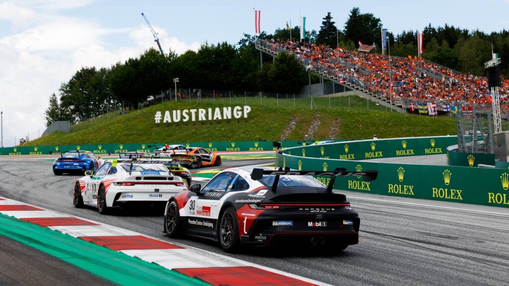 Porsche 911 GT3 Cup, Pontus Fredriksson (S), Fragus Motorsport (#30), Porsche Mobil 1 Supercup 2022, Spielberg (A) Red Bull Ring