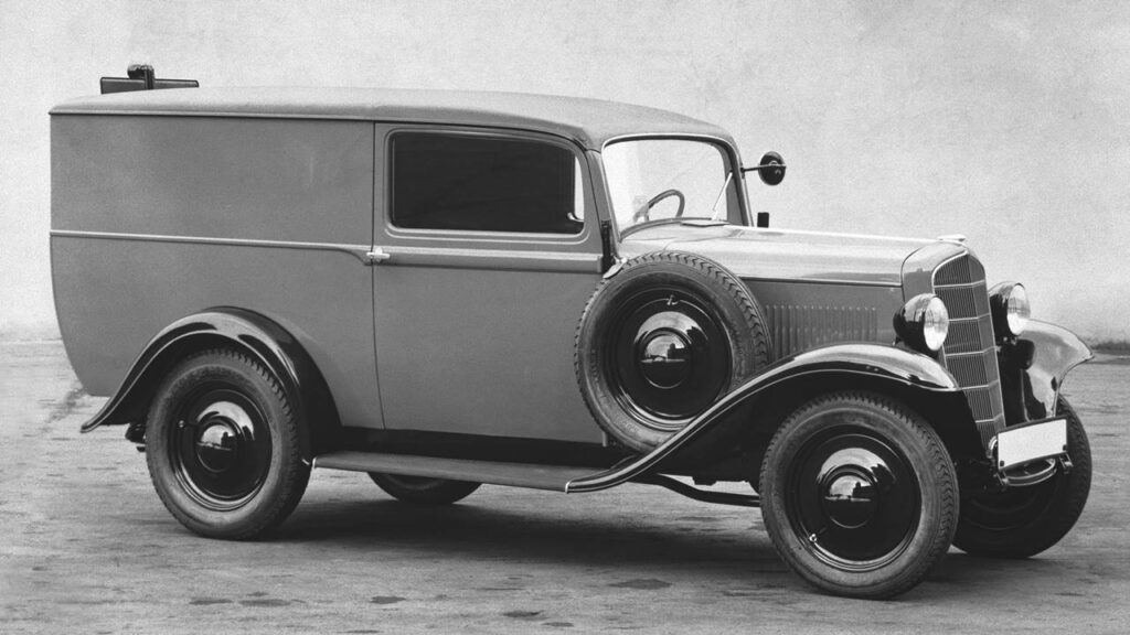 Samochód dostawczy Opel 1,1 l. (1938)