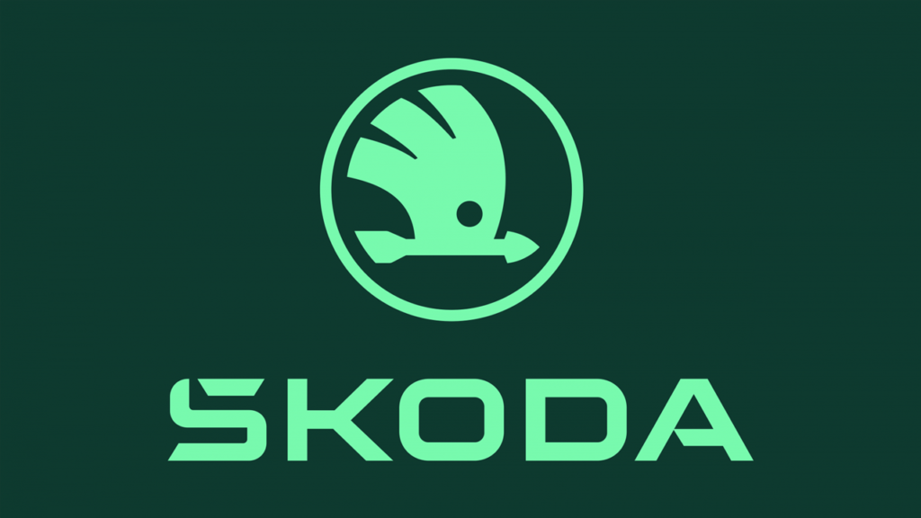 Odświeżone logo marki Skoda