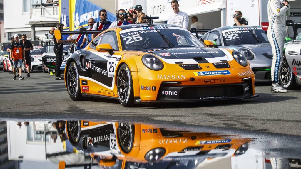 Porsche 911 GT3 Cup, Larry ten Voorde (NL), Team GP Elite (#25), Porsche Mobil 1 Supercup 2022, Zandvoort (NL)