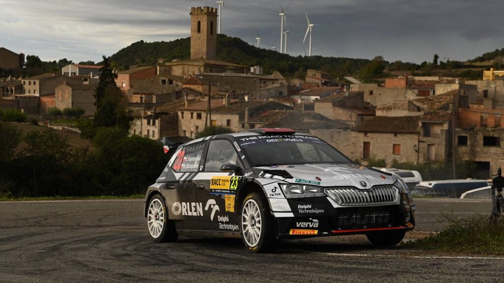 WRC Rajd Katalonii 2022,  Kajetan Kajetanowicz Maciej Szczepaniak, Skoda Fabia Rally 2 evo