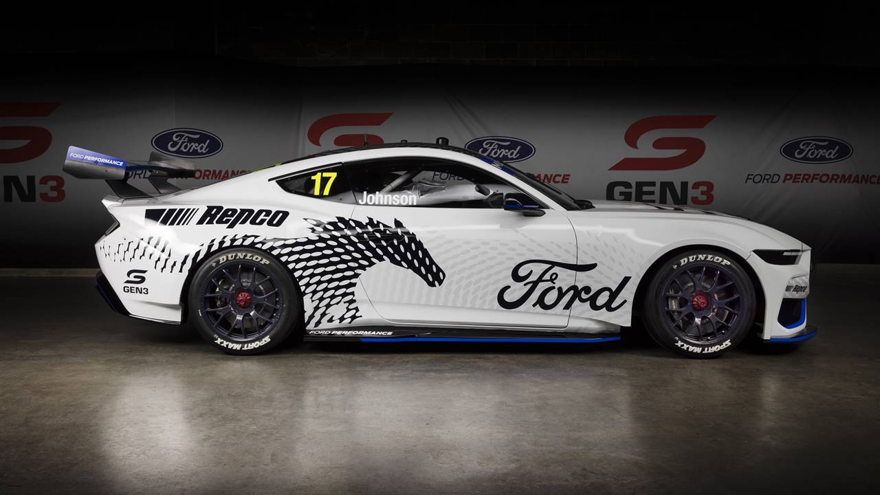 Nowy wyścigowy Ford Mustang GT Supercar Gen3