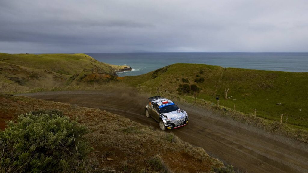 Kajetan Kajetanowicz i Maciej Szczepaniak - drugie miejsce w WRC 2 w Rajdzie Nowej Zelandii 2022